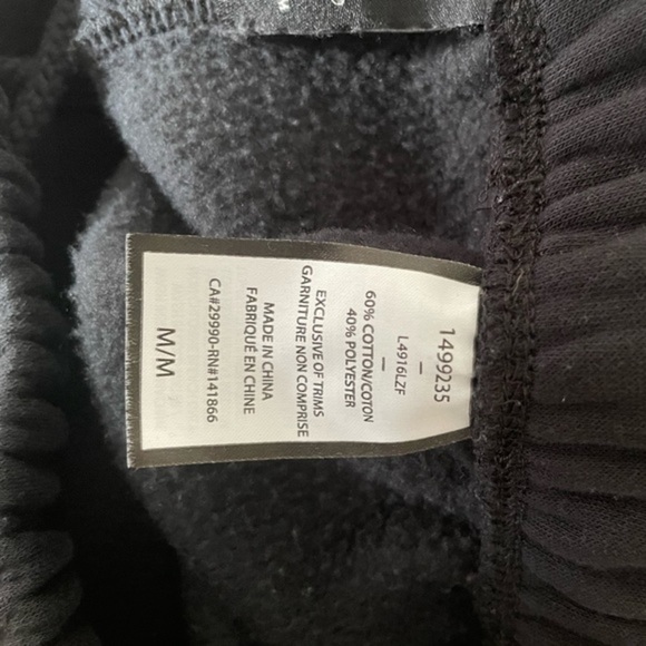 LazyPants Nova‎ FLEECE RELAXED SWEATPANTS IN BLACK - Picture 4 of 4